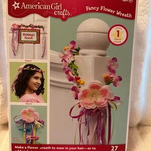 American Girl Fancy Flower Wreath Kit with Pink and Purple Accents